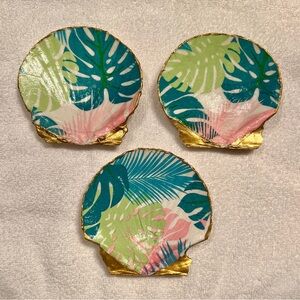 Tropical Leaf Trinket Dishes